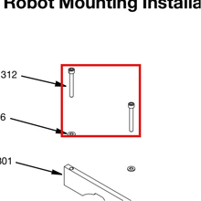 Load image into Gallery viewer, Graco 117079 SCREW, SHCS, M6 X 50 - item 312 highlighted in the Graco 3A8066EN-D parts diagram