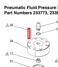 Load image into Gallery viewer, Graco 117127 Screw, Shcs, M5 X 35 - highlighted in parts diagram