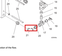 Load image into Gallery viewer, Graco 118573 Fitting, Elbow, 1/2 Pipe - highlighted in parts diagram