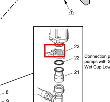 Load image into Gallery viewer, Graco 118598 Clamp, Sanitary, 1.5 In - highlighted in parts diagram