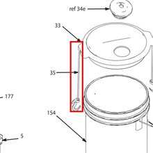 Load image into Gallery viewer, Graco 119771 STRAP, COVER - item 35 highlighted in the Graco 311020EN-ZAB parts diagram