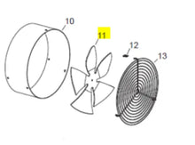 Load image into Gallery viewer, Replacement Heater Fan Ø300 - 18° for Blaze 100 Heater