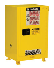 Load image into Gallery viewer, 12 Gallon, 2 Shelves, 1 Door, Self-Close, US Navy Flammable Cabinet, Yellow – 8912207