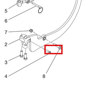 Load image into Gallery viewer, Graco 120476 - 5/16-18UNC Shoulder Bolt - highlighted in parts diagram
