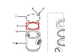 Load image into Gallery viewer, Graco 120932 O-ring - highlighted in parts diagram