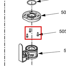 Load image into Gallery viewer, Graco 121011 SCREW,SHCS,SST,M5X14MM - item 505 highlighted in the Graco 312394EN-ZAK parts diagram