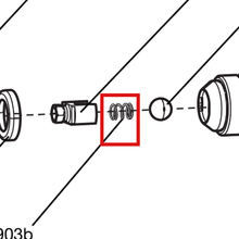 Load image into Gallery viewer, Graco 121084 SPRING - item 903B highlighted in the Graco 3A3103EN parts diagram