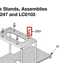 Load image into Gallery viewer, Graco 121097 Fastener,u-bolt W/ Mounting Plat - highlighted in parts diagram