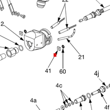 Load image into Gallery viewer, Graco 122433 Nut, Square - highlighted in parts diagram