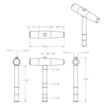 Load image into Gallery viewer, Large Planishing Mallet (BH-0M-003)