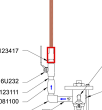Load image into Gallery viewer, Graco 123417 Fitting,adptr,3/4 Nptm X 3/4 Jic - highlighted in parts diagram