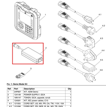 Load image into Gallery viewer, Graco 124149 GCA Power Supply - highlighted in parts diagram