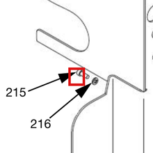 Load image into Gallery viewer, Graco 124313 SCREW,SHCS,M6-1X16MM,SST - item 215 highlighted in the Graco 3A2175EN-ZAA parts diagram