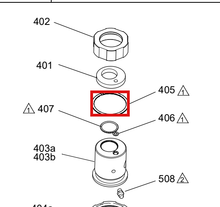 Load image into Gallery viewer, Graco 125179 Ring, Retaining - highlighted in parts diagram