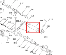 Load image into Gallery viewer, Graco 125225 Valve,relief,high Press,1/4 Npt - highlighted in parts diagram