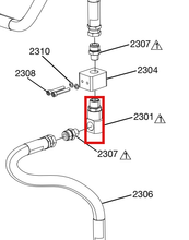 Load image into Gallery viewer, Graco 127025 Fitting,elbow,swivel,1npt,mf,cs - highlighted in parts diagram