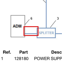 Load image into Gallery viewer, Graco 127068 1 m Female/Female Can Cable - item 6 highlighted in the Graco 334784EN parts diagram