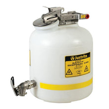 Load image into Gallery viewer, Justrite 12772 CAN DISPL POLY W/FCT 5G WT