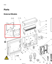 Load image into Gallery viewer, Graco 128156 Slide-On Mounting Bracket - highlighted in parts diagram
