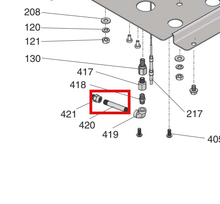 Load image into Gallery viewer, Graco 128444 Fitting,1/8 Npt X 1/8 Npt X 2.5"l - highlighted in parts diagram