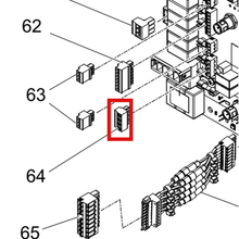 Load image into Gallery viewer, Graco 129541 5.08Mm  Plug Connector - item 64 highlighted in the Graco 3A4938EN-N parts diagram