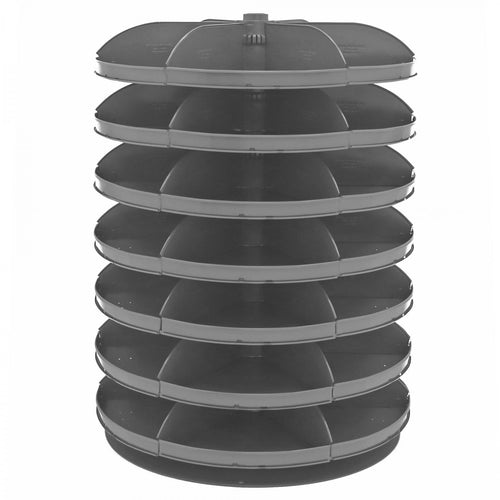 Durham 1307-95 34″ Revolving Rotabin, 7 Shelves
