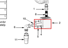 Load image into Gallery viewer, Graco 131245 Manifold, Dispenser - highlighted in parts diagram