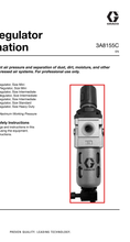 Load image into Gallery viewer, Graco 133546 Filter Regulator Air 3/4 Hd - highlighted in parts diagram