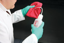 Load image into Gallery viewer, Justrite 16 Ounce, Dispensing Bottle With Flexible Tube for Flammable Liquids, Polyethylene, White - 14009