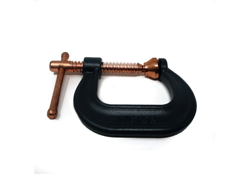 Wilton — Spark-Duty Drop Forged C-Clamps, 0 - 2-1/8” Opening, 2-1/4” Throat Depth