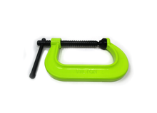 Load image into Gallery viewer, Wilton — 400 Series Hi-Vis Safety C-Clamp, 0 - 4-1/4” Opening, 3-1/4” Throat
