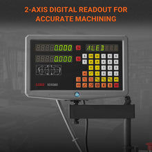 Load image into Gallery viewer, MechMaxx Industrial Metal Lathe Machine with DRO 14' x 40'' High Precision 84-1850 RPM Variable Speed Metal Working Machine 2HP Small Lathe with Stand 1440G