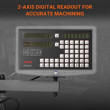 Load image into Gallery viewer, MechMaxx 14" x 40" Industrial Metal Lathe Machine with Variable Speed DRO Gunsmith Gearhead Precision Turning Drilling Belt Drive 1440GV