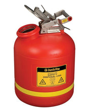 Load image into Gallery viewer, Justrite 14765 CAN DISPSL POLY W/SS 5G RD