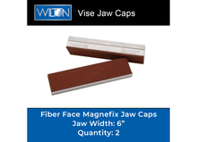 Load image into Gallery viewer, Wilton — F4 Fiber Face Jaw Caps with 4 in Jaw Opening, Pair