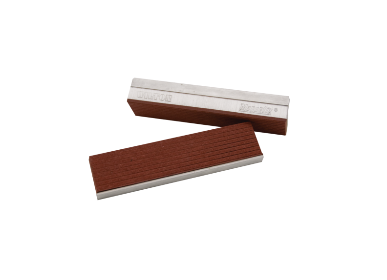 Wilton — F4 Fiber Face Jaw Caps with 4 in Jaw Opening, Pair