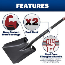 Load image into Gallery viewer, Marshalltown 14TLS 14 Ga Proscape Transfer Shovel - Long Fiberglass