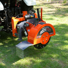 Load image into Gallery viewer, MechMaxx 3-Point PTO Stump Grinder with 34 Carbide Teeth (PTO Shaft Included with Slip Clutch), for 15-45HP Tractor, SG24PRO