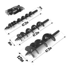 Load image into Gallery viewer, MechMaxx Three-Rod Auger for Mini Compact Excavator MEC17, MEC17PRO (SKU: 150533; 150534）