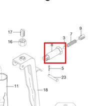 Load image into Gallery viewer, Graco 154486 Adapter, Outlet - highlighted in parts diagram