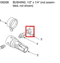 Load image into Gallery viewer, Graco 155495 Fitting, Union, Swivel, 90 Deg - highlighted in parts diagram