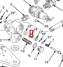 Load image into Gallery viewer, Graco 158484 Valve - highlighted in parts diagram
