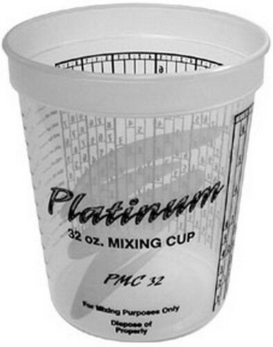 E-Z Mix® Platinum PMC32 Disposable Mixing Cup with PPG Ratios, 1 qt