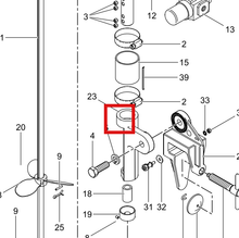 Load image into Gallery viewer, Graco 159863 Bracket, Mounting - highlighted in parts diagram