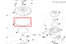 Load image into Gallery viewer, Graco 15A182 Diaphragm - highlighted in parts diagram