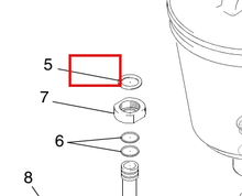 Load image into Gallery viewer, Graco 15B652 Washer - highlighted in parts diagram