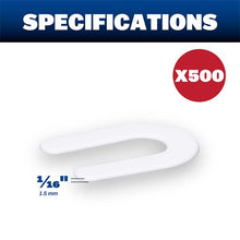 Load image into Gallery viewer, Marshalltown 15BWTHS500 Horseshoe Spacer 1/16” 500pc Bulk Retail Box