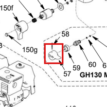 Load image into Gallery viewer, Graco 15C780 Handle - item 57 highlighted in the Graco 311797EN-S parts diagram