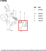 Load image into Gallery viewer, Graco 15C972 Grooved Pin - highlighted in parts diagram