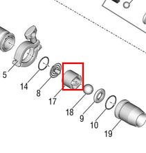 Load image into Gallery viewer, Graco 15D115 Guide, Ball - highlighted in parts diagram